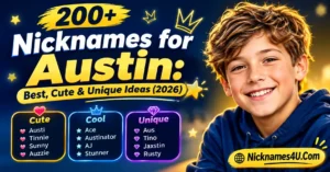 200+ Nicknames for Austin Best, Cute & Unique Ideas (2026) 🌟