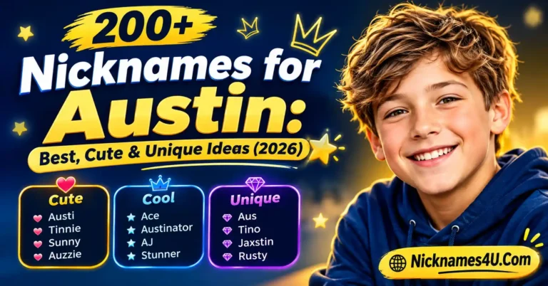 200+ Nicknames for Austin Best, Cute & Unique Ideas (2026) 🌟