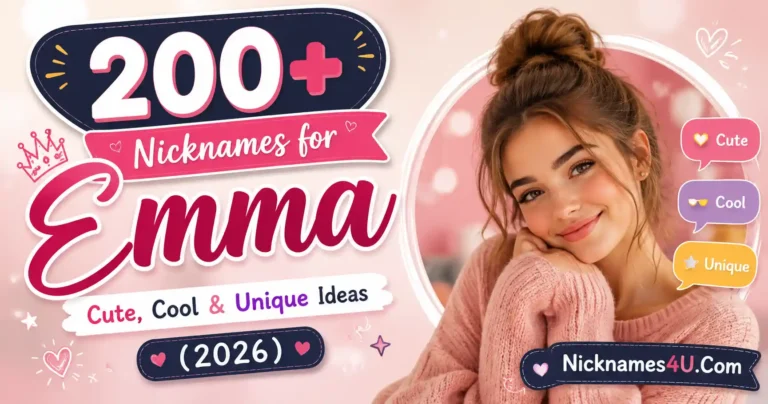 200+ Nicknames for Emma Cute, Cool & Unique Ideas (2026)
