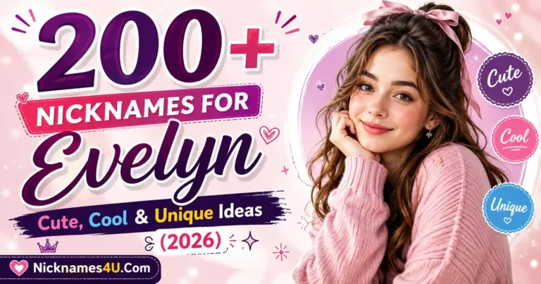 200+ Nicknames for Evelyn Cute, Cool & Unique Ideas (2026)✨