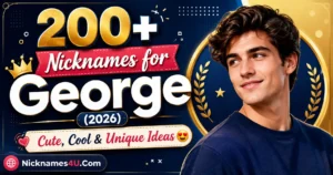 200+ Nicknames for George (2026) – Cute, Cool & Unique Ideas😍