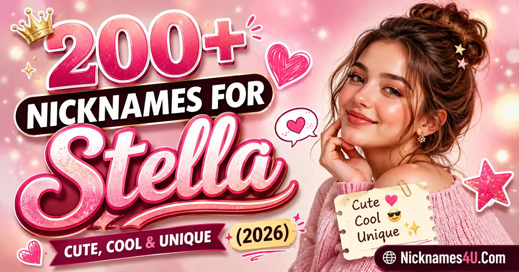 200+ Nicknames for Stella Cute, Cool & Unique (2026)✨