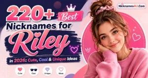 220+ Best Nicknames for Riley in 2026 Cute, Cool & Unique Ideas