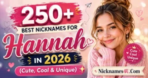 250+ Best Nicknames for Hannah in 2026 (Cute, Cool & Unique)✨