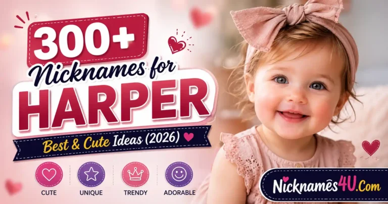 300+ Nicknames for Harper Best & Cute Ideas (2026)
