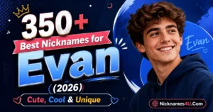 350+ Best Nicknames for Evan (2026) Cute, Cool & Unique