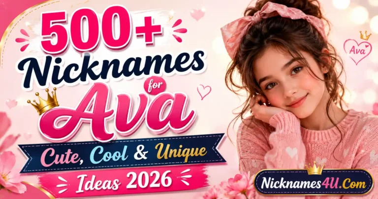 500+ Nicknames for Ava Cute, Cool & Unique Ideas 2026