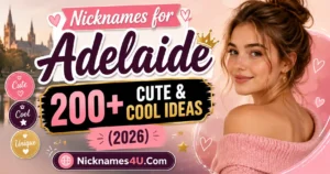 Nicknames for Adelaide 200+ Cute & Cool Ideas (2026)