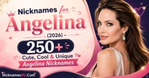 Nicknames for Angelina (2026) – 250+ Cute, Cool & Unique Angelina Nicknames