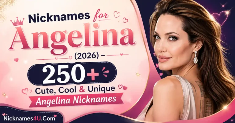 Nicknames for Angelina (2026) – 250+ Cute, Cool & Unique Angelina Nicknames