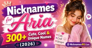 Nicknames for Aria 300+ Cute, Cool & Unique Names (2026)