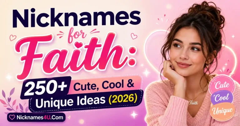 Nicknames for Faith 250+ Cute, Cool & Unique Ideas (2026)
