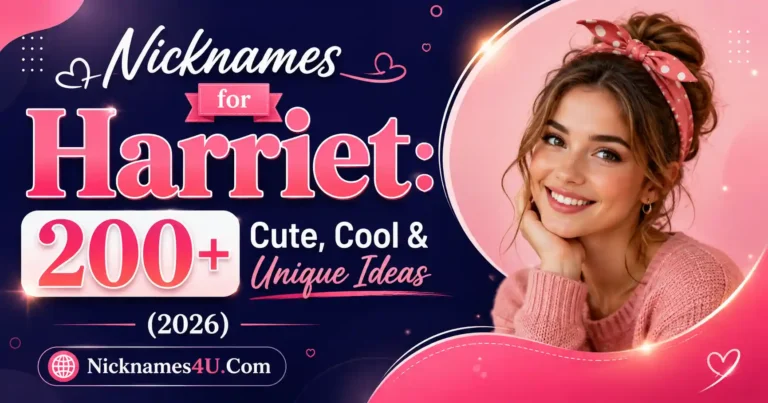 Nicknames for Harriet 200+ Cute, Cool & Unique Ideas (2026)
