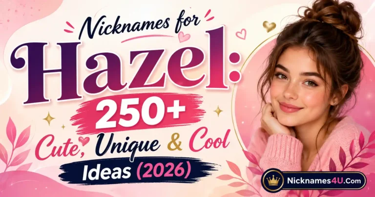 Nicknames for Hazel 250+ Cute, Unique & Cool Ideas (2026)