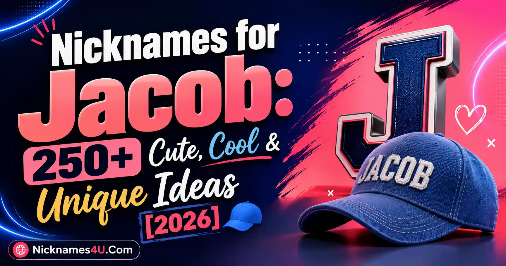 Nicknames for Jacob 250+ Cute, Cool & Unique Ideas [2026]🧢