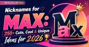 Nicknames for Max 250+ Cute, Cool & Unique Ideas for 2026🏆