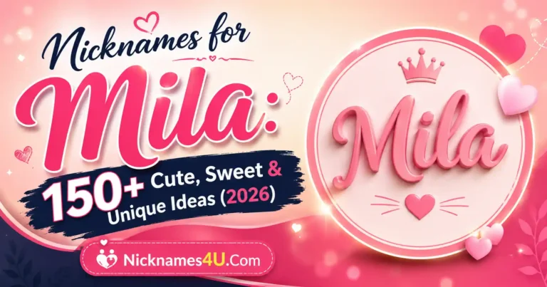 Nicknames for Mila 150+ Cute, Sweet & Unique Ideas (2026)