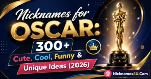 Nicknames for Oscar 300+ Cute, Cool, Funny & Unique Ideas (2026)🏆