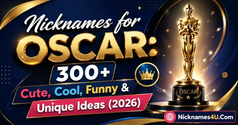 Nicknames for Oscar 300+ Cute, Cool, Funny & Unique Ideas (2026)🏆