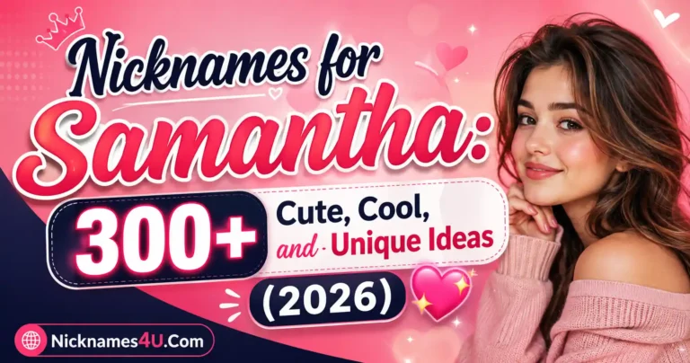 Nicknames for Samantha 300+ Cute, Cool, and Unique Ideas (2026) 💖
