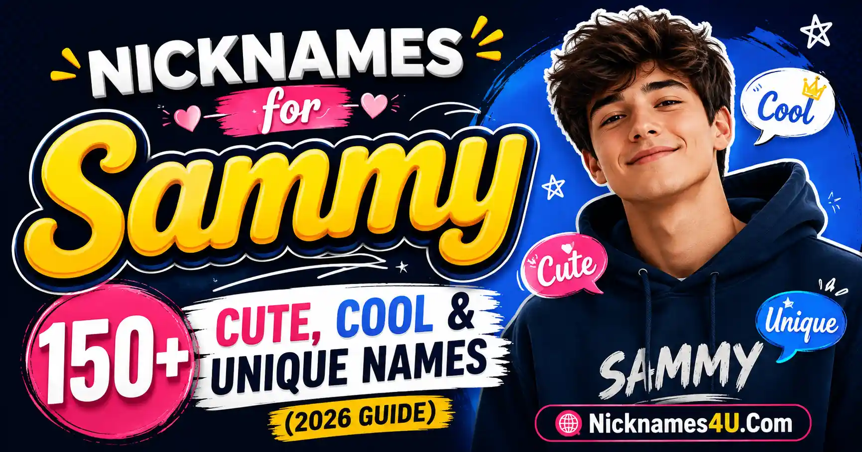 Nicknames for Sammy 150+ Cute, Cool & Unique Names (2026 Guide)