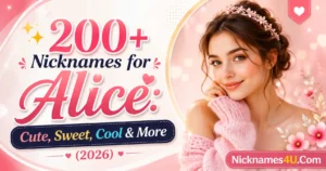 ✨ 200+ Nicknames for Alice Cute, Sweet, Cool & More (2026)