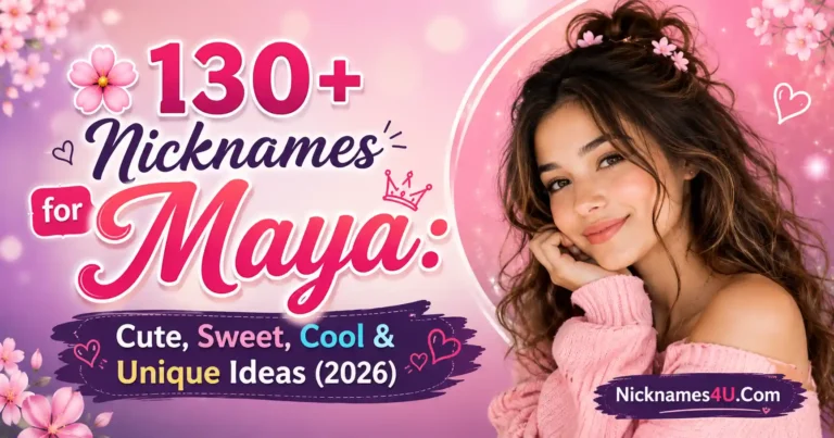 🌸 130+ Nicknames for Maya Cute, Sweet, Cool & Unique Ideas (2026)