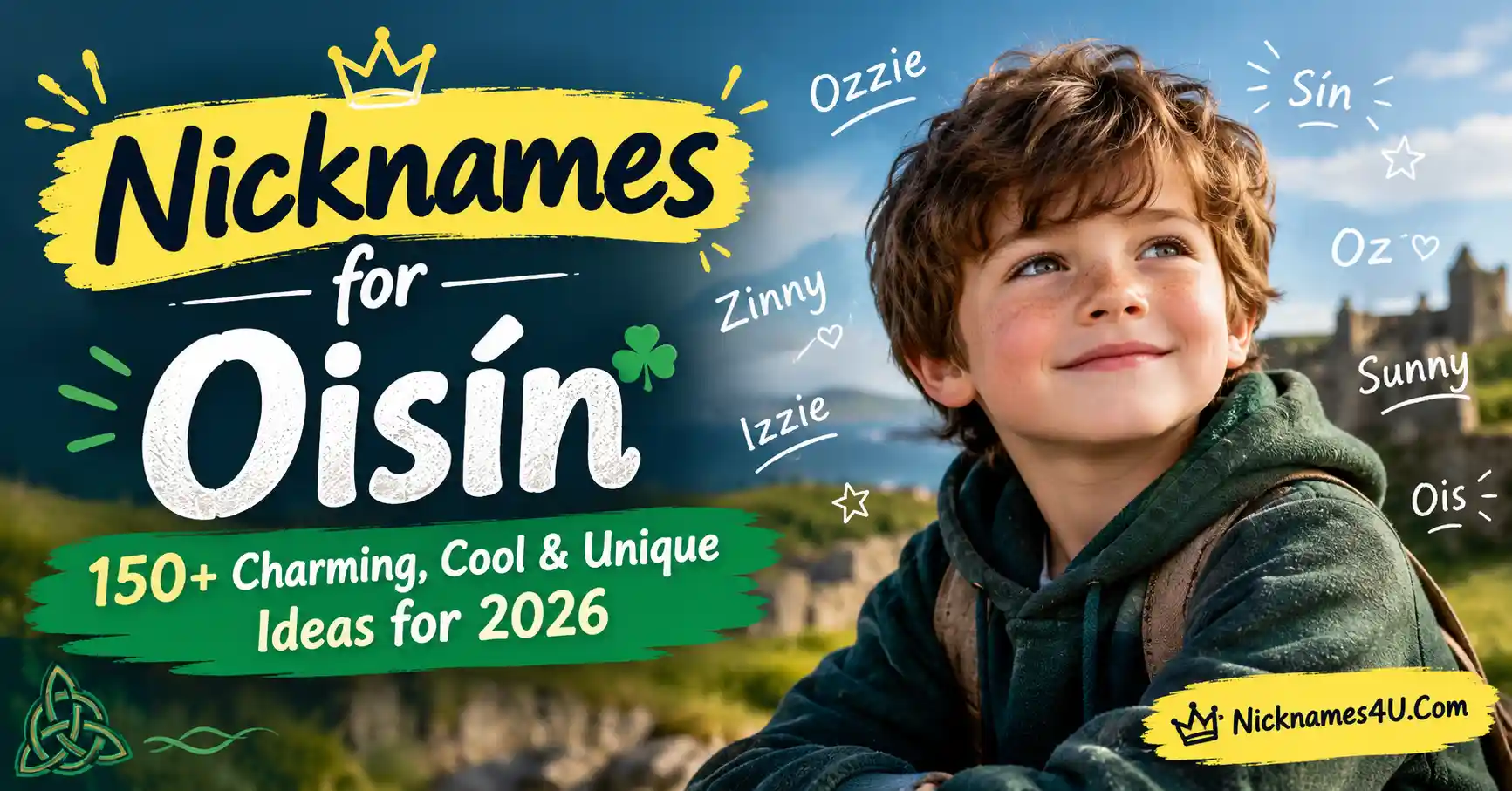 Nicknames for Oisín 150+ Charming, Cool & Unique Ideas for 2026