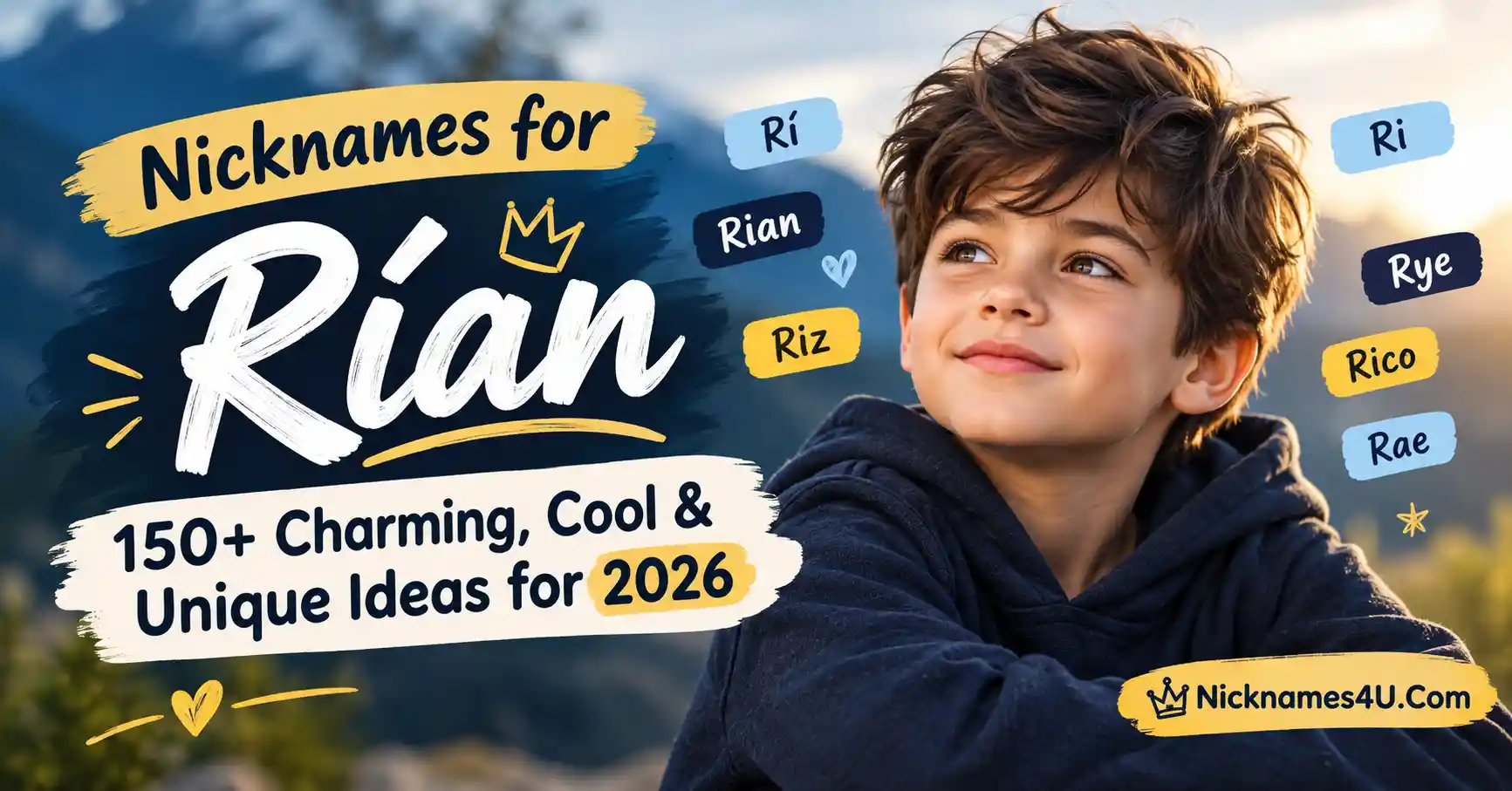 Nicknames for Rían 150+ Charming, Cool & Unique Ideas for 2026