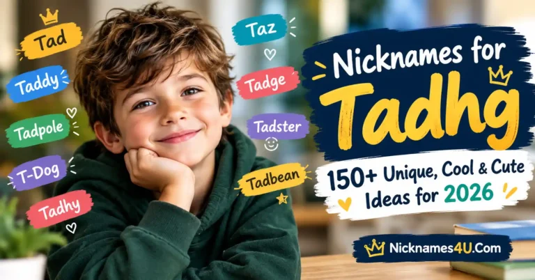 Nicknames for Tadhg 150+ Unique, Cool & Cute Ideas for 2026