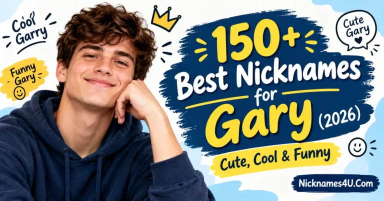 150+ Best Nicknames for Gary (2026) – Cute, Cool & Funny