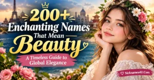 200+ Enchanting Names That Mean Beauty A Timeless Guide to Global Elegance