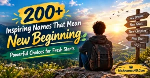 200+ Inspiring Names That Mean New Beginning Powerful Choices for Fresh Starts