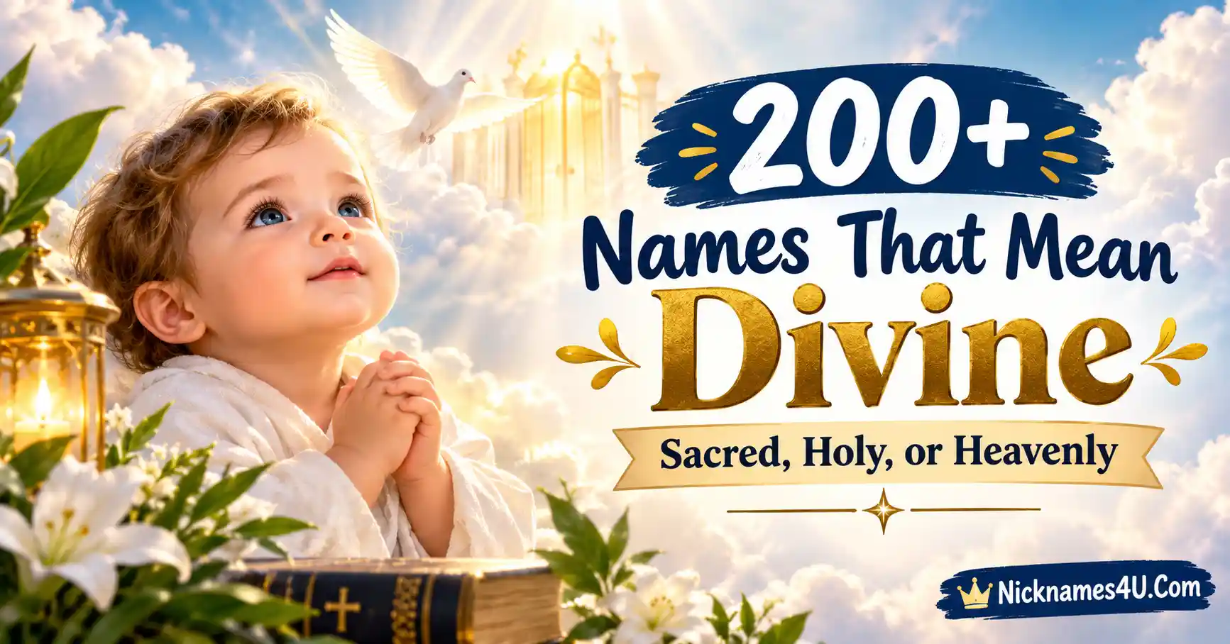 200+ Names That Mean Divine Sacred, Holy, or Heavenly