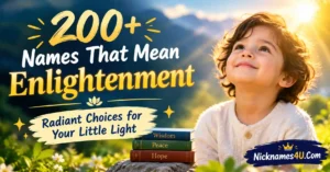 200+ Names That Mean Enlightenment Radiant Choices for Your Little Light