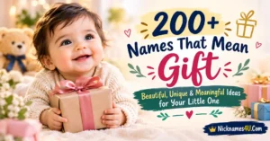 200+ Names That Mean Gift Beautiful, Unique & Meaningful Ideas for Your Little One
