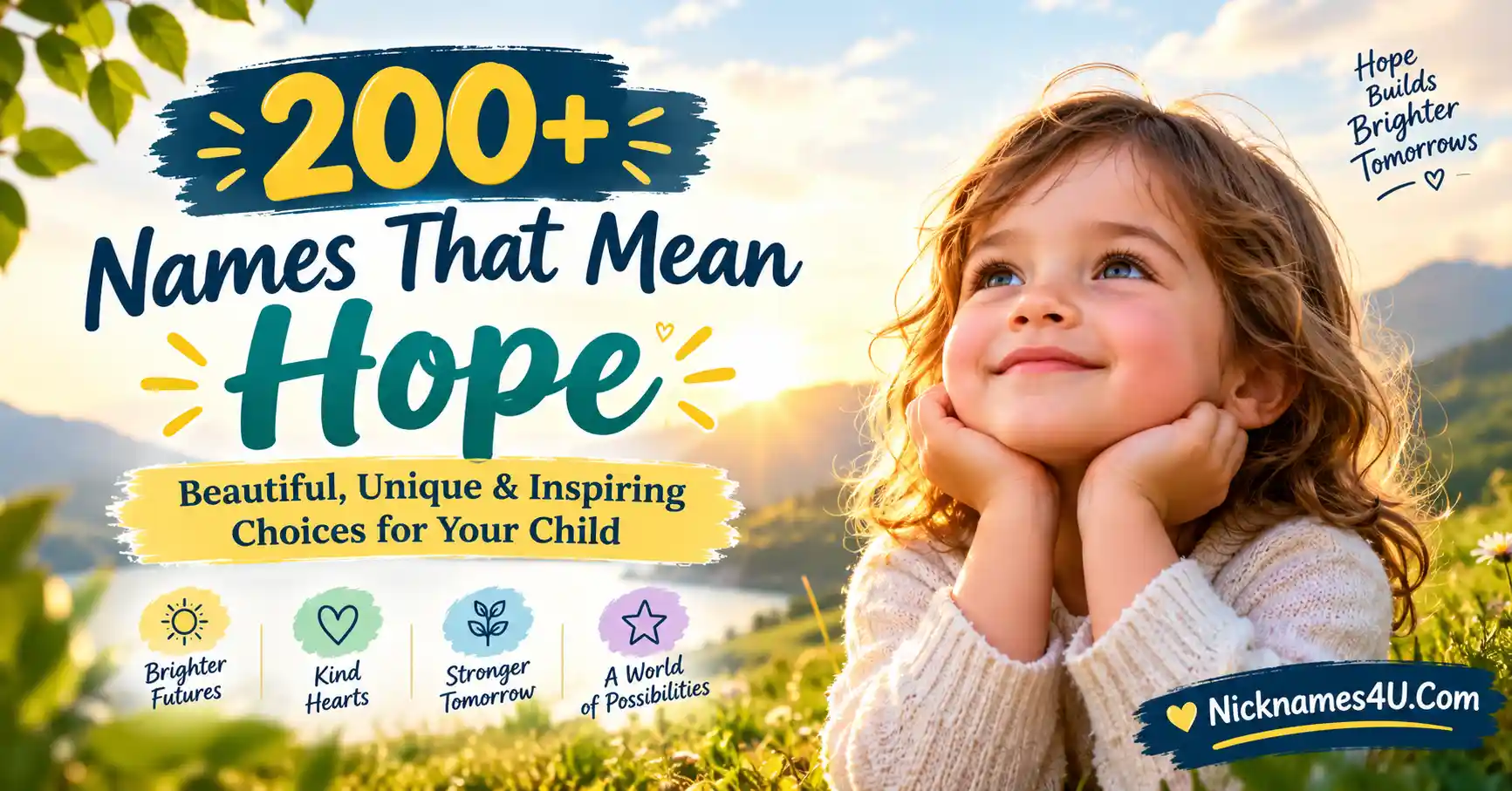 200+ Names That Mean Hope Beautiful, Unique & Inspiring Choices for Your Child