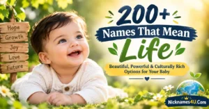 200+ Names That Mean Life Beautiful, Powerful & Culturally Rich Options for Your Baby