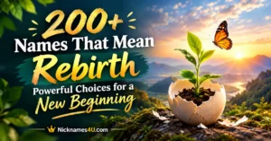 200+ Names That Mean Rebirth Powerful Choices for a New Beginning