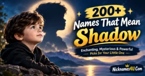 200+ Names That Mean Shadow Enchanting, Mysterious & Powerful Picks for Your Little One