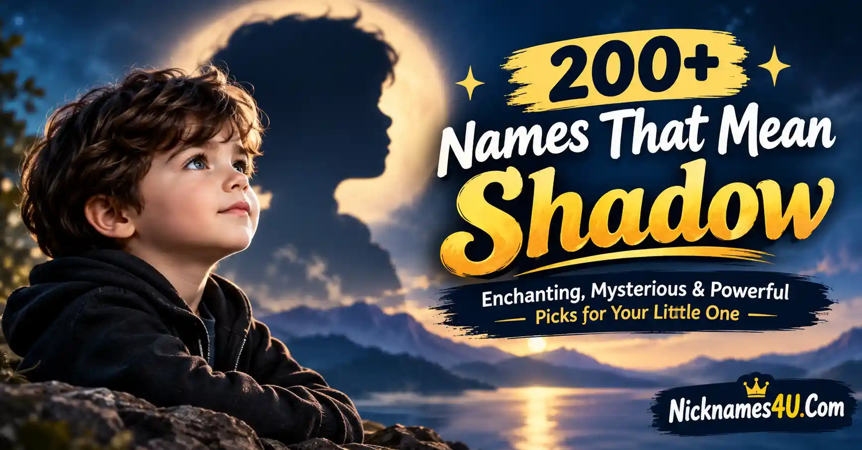 200+ Names That Mean Shadow Enchanting, Mysterious & Powerful Picks for Your Little One