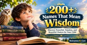 200+ Names That Mean Wisdom Discover Powerful, Timeless, and Beautiful Choices for Your Child