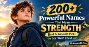 200+ Powerful Names That Mean Strength Bold & Timeless Picks for Your Child