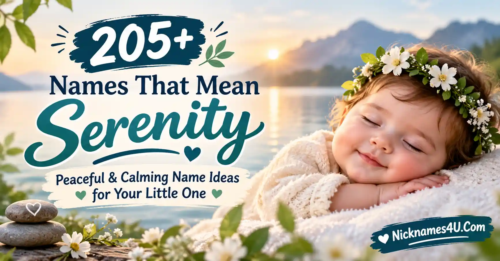 205+ Names That Mean Serenity Peaceful & Calming Name Ideas for Your Little One