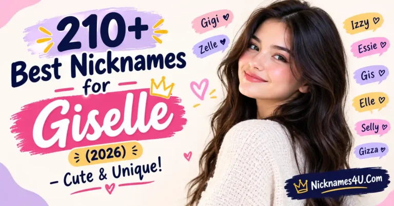 210+ Best Nicknames for Giselle (2026) – Cute & Unique!