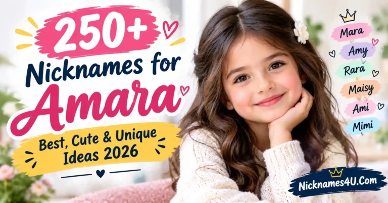 250+ Nicknames for Amara Best, Cute & Unique Ideas 2026