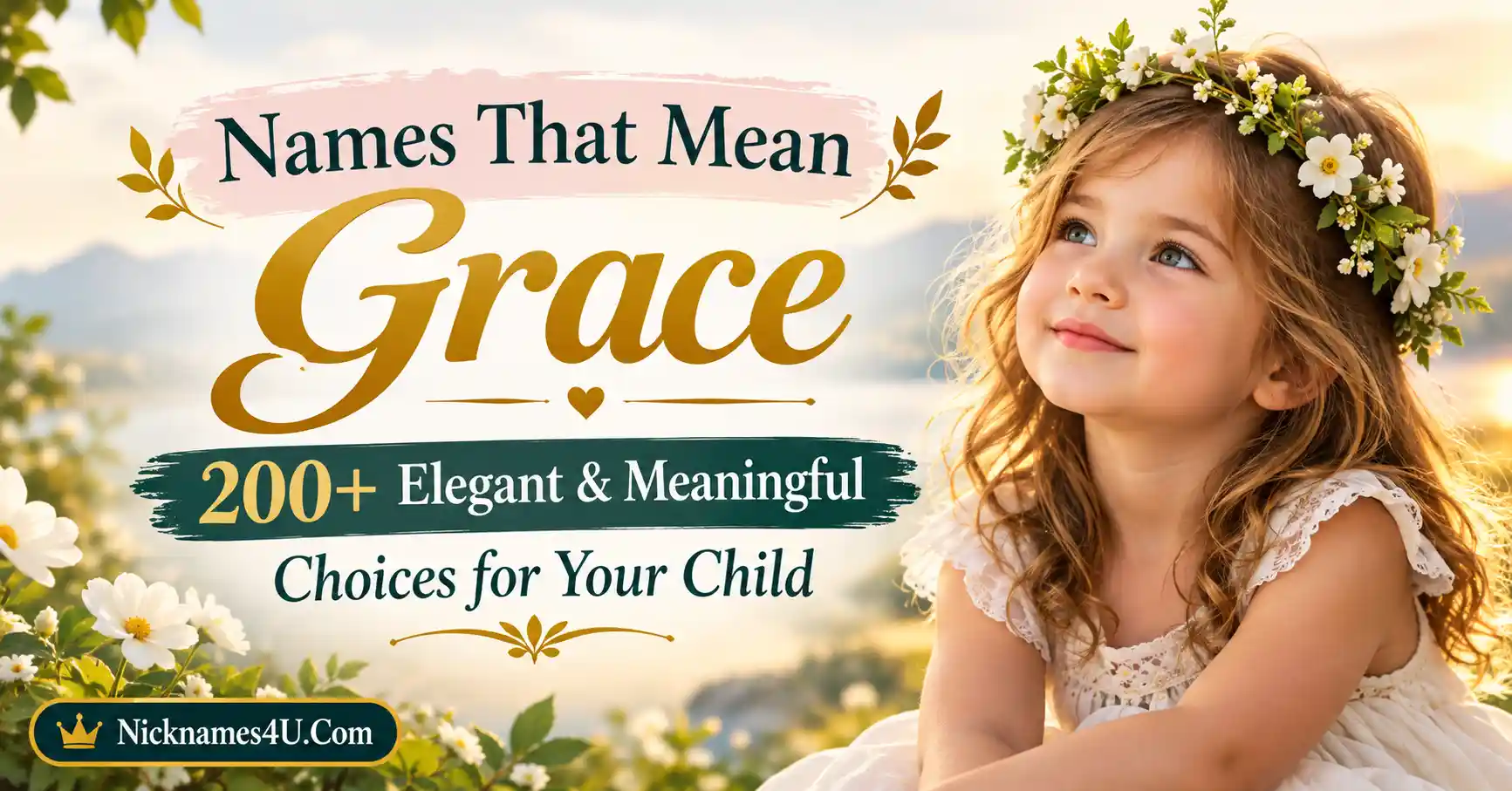 Names That Mean Grace 200+ Elegant & Meaningful Choices for Your Child