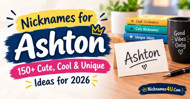 Nicknames for Ashton 150+ Cute, Cool & Unique Ideas for 2026
