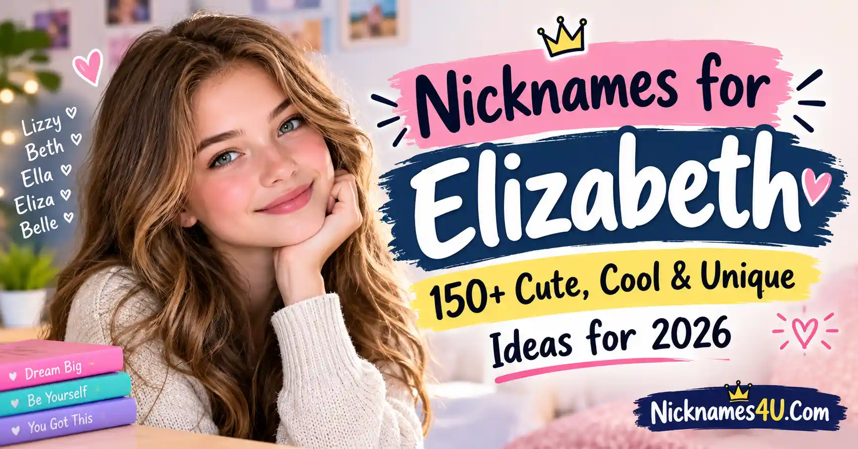 Nicknames for Elizabeth — 150+ Cute, Cool & Unique Ideas for 2026
