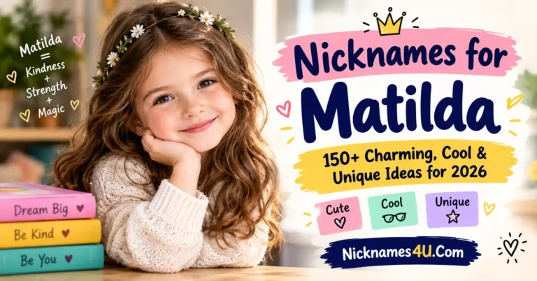 Nicknames for Matilda 150+ Charming, Cool & Unique Ideas for 2026